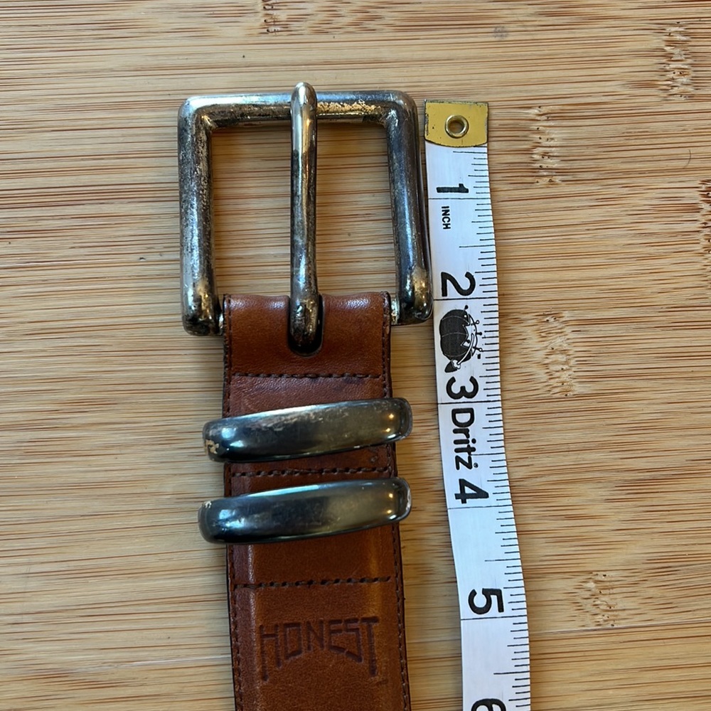 Honest Brand Vintage Leather Belt size 28